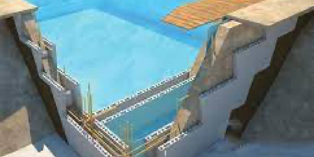 piscine beton armé